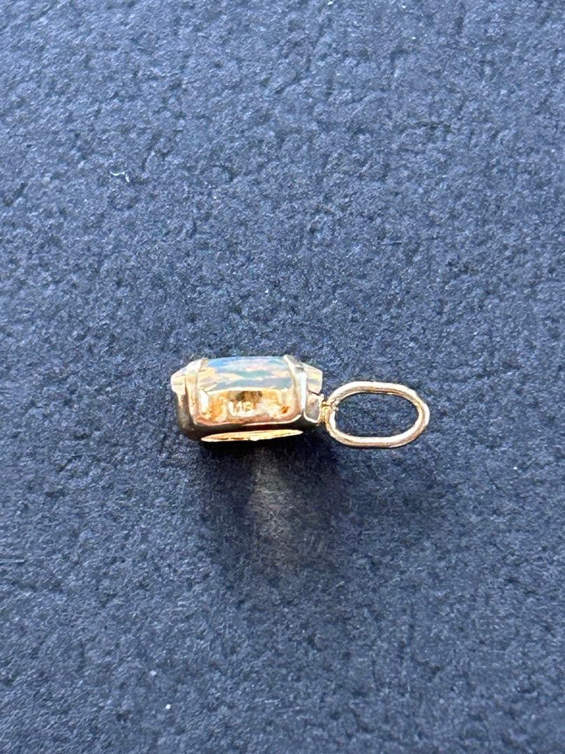 K18オパールネックレストップ0.25ct