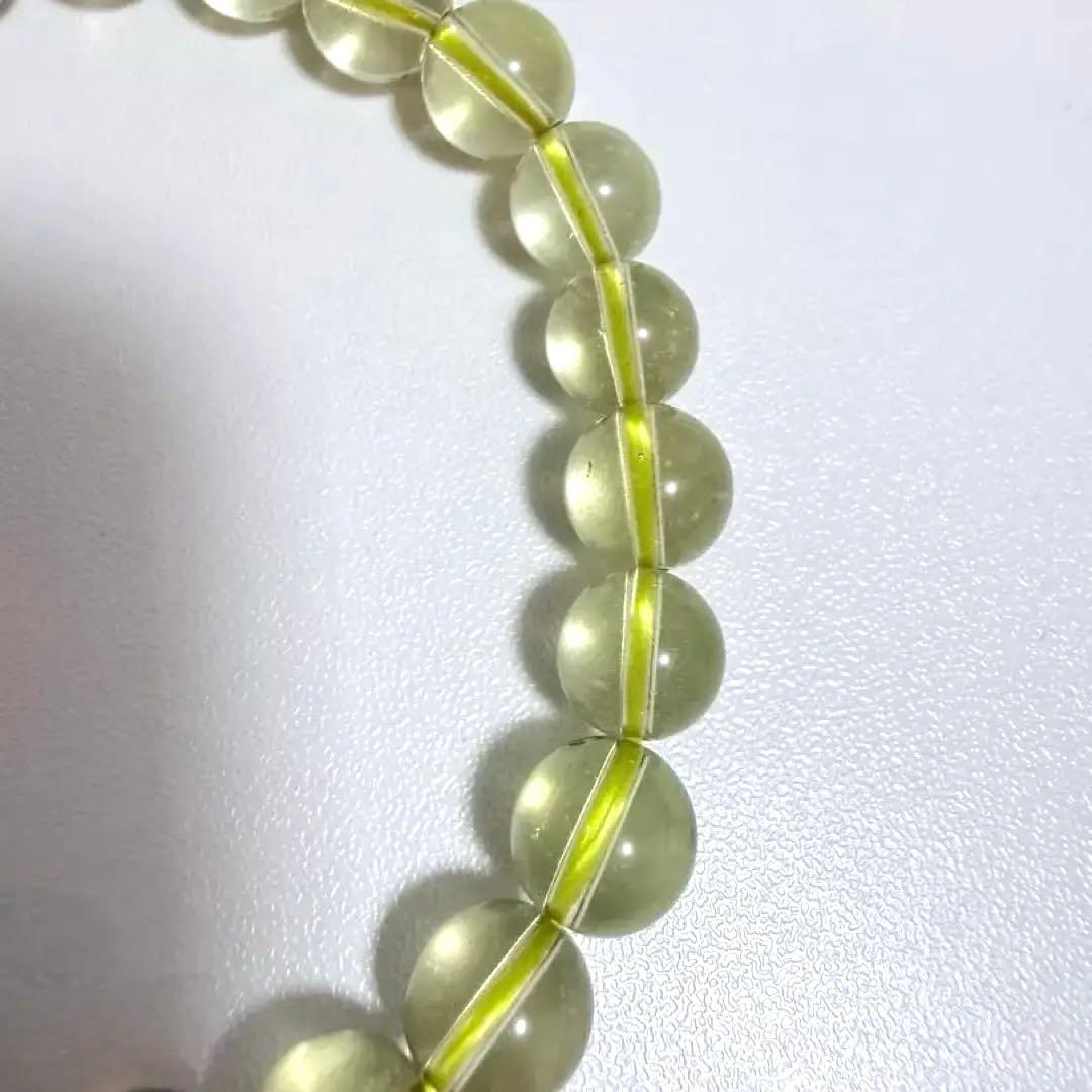 リビアングラスブレスレット　透明感抜群【トップクオリティ】