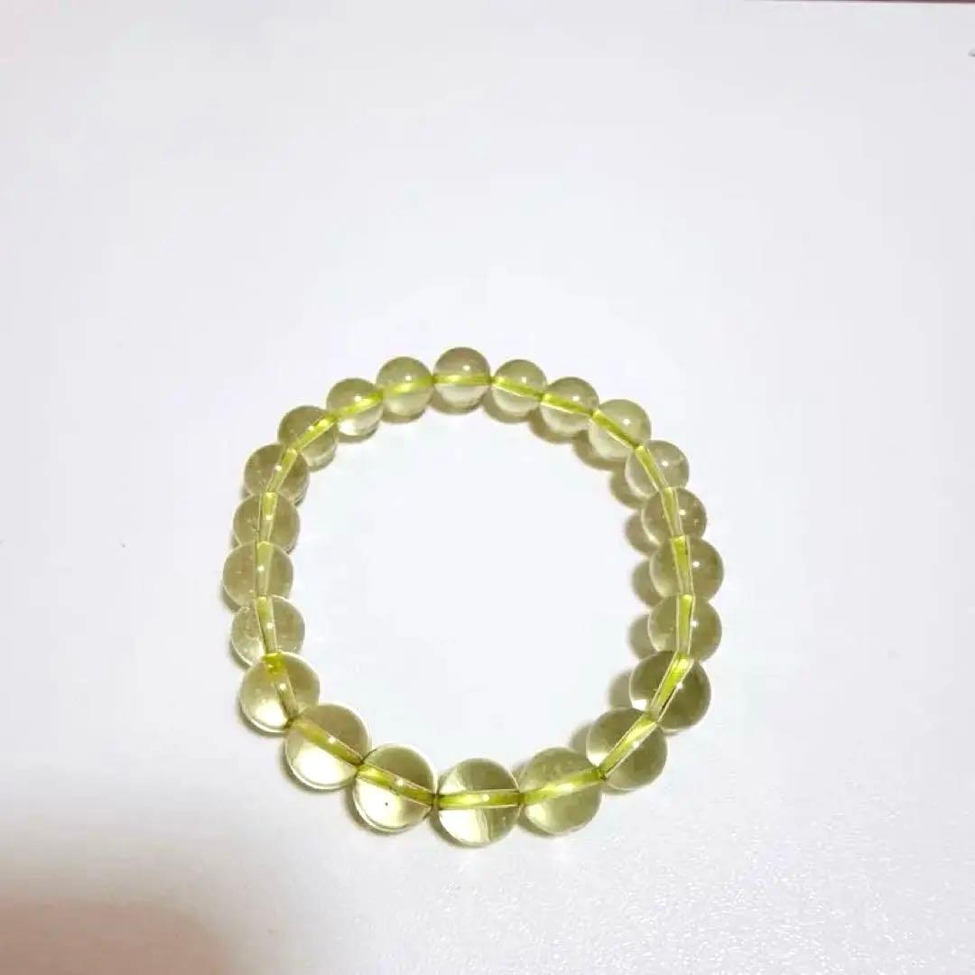 リビアングラスブレスレット　透明感抜群【トップクオリティ】