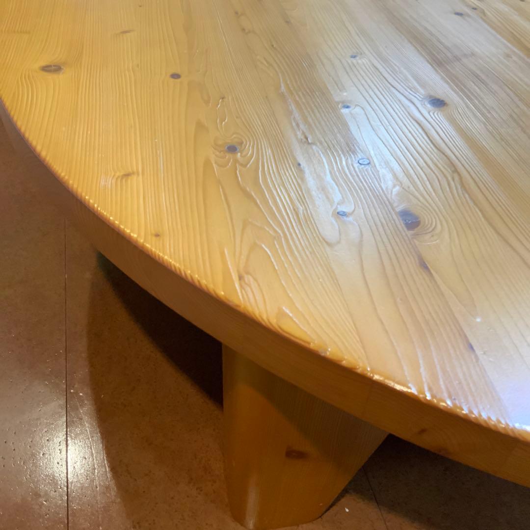 円卓　ローテーブル　大型　直径135cm