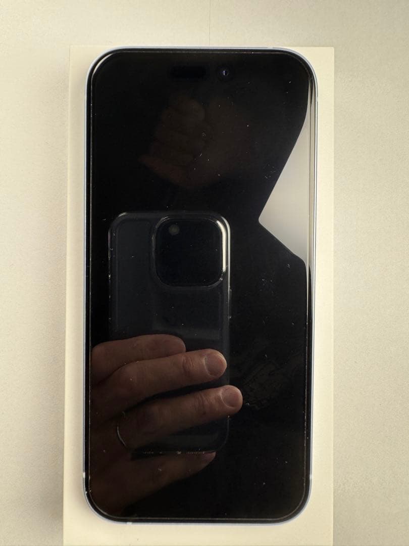 美品 完品 Apple iPhone 15 ブルー 128GB 保証期間内