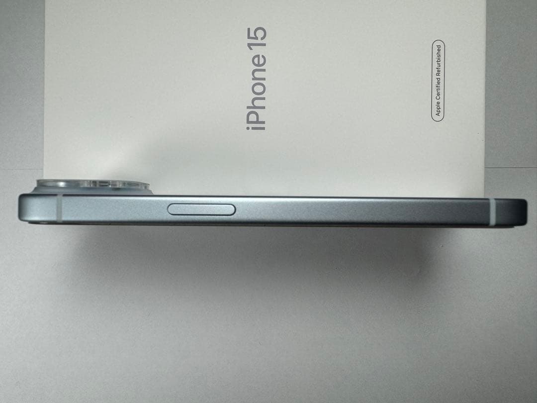 美品 完品 Apple iPhone 15 ブルー 128GB 保証期間内