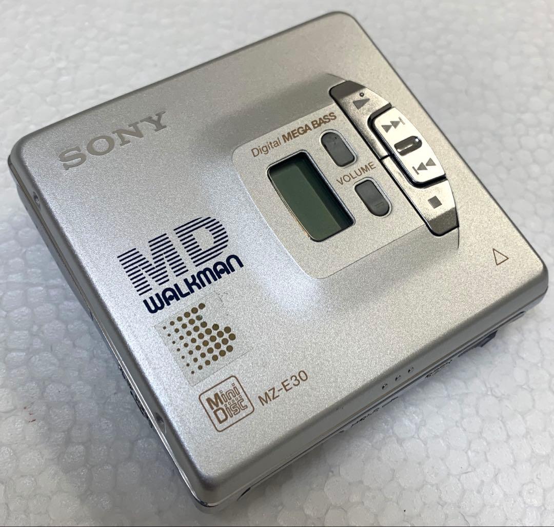 【動作品】【美品】SONY ポータブルMDプレーヤー　MZ-E30