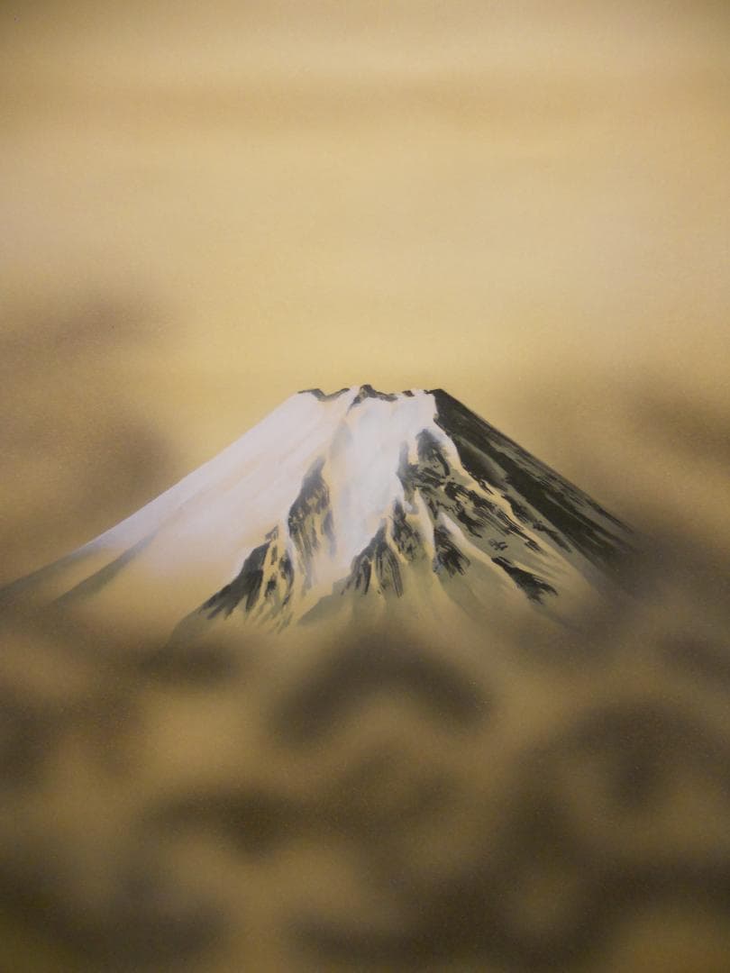 掛け軸 小川香月 富嶽群翔 絹本 希少 軸装 茶道具 掛軸 美品 です。