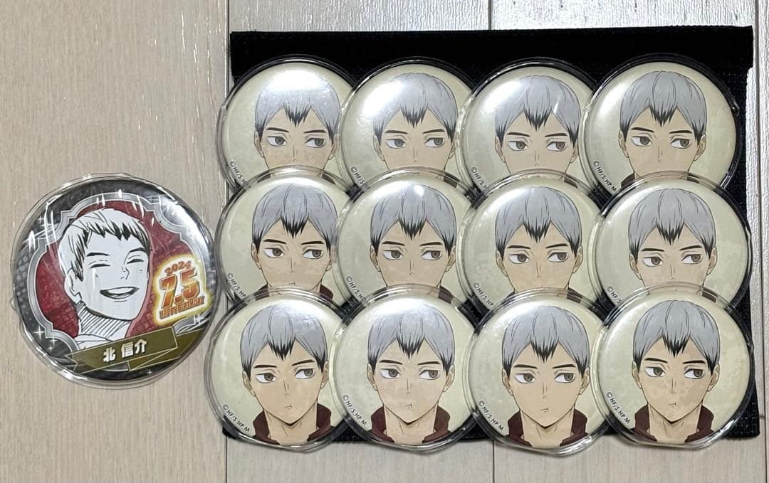 北信介 缶バッジ12個とバッグセット