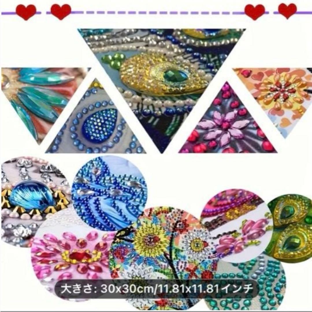 ダイヤモンドアート特殊ビーズ ブラックビューティーレディ 30cmX 30cm