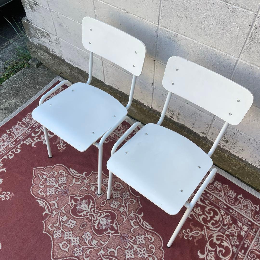 2点セット◾️ Francfranc フランフラン スタッキングチェア 椅子 B