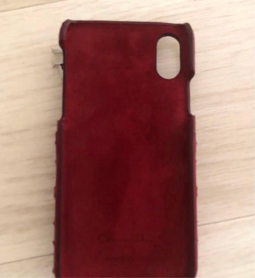 iPhoneケース　iPhone10 Dior 赤　レッド