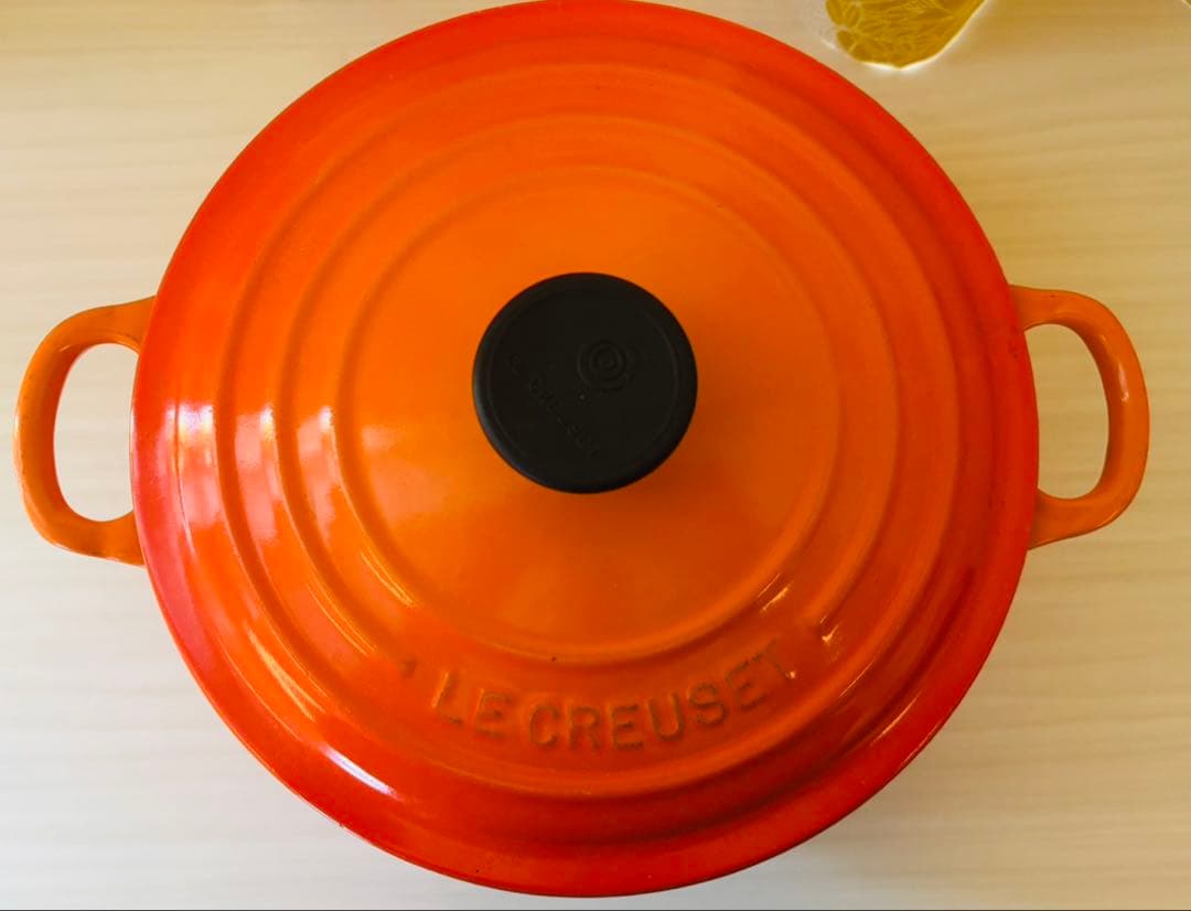 【used】Le Creuset ルクルーゼ　両手鍋　20cm