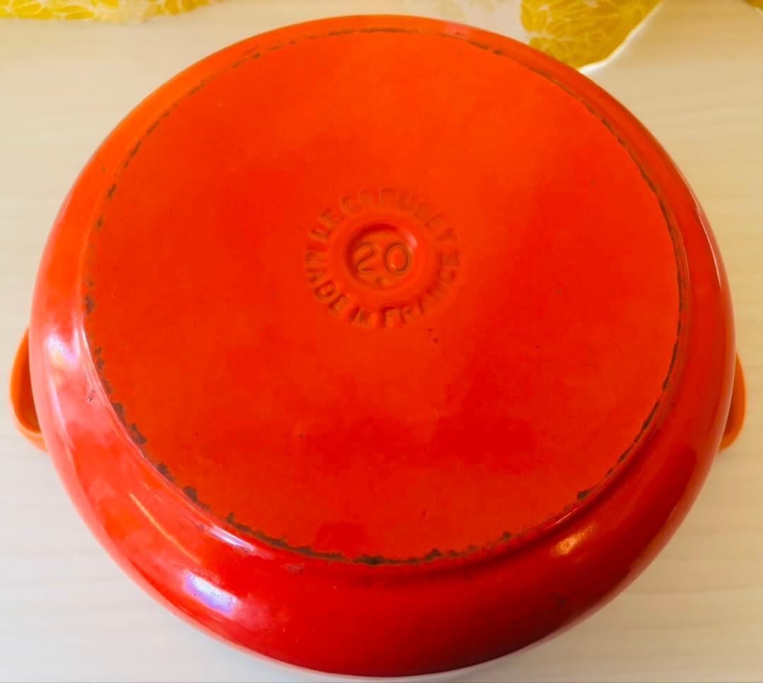 【used】Le Creuset ルクルーゼ　両手鍋　20cm