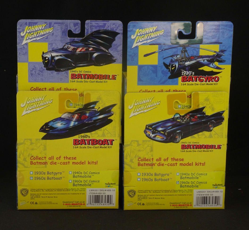 Johnny Lightning　バットマン　バットモービル 4台セット