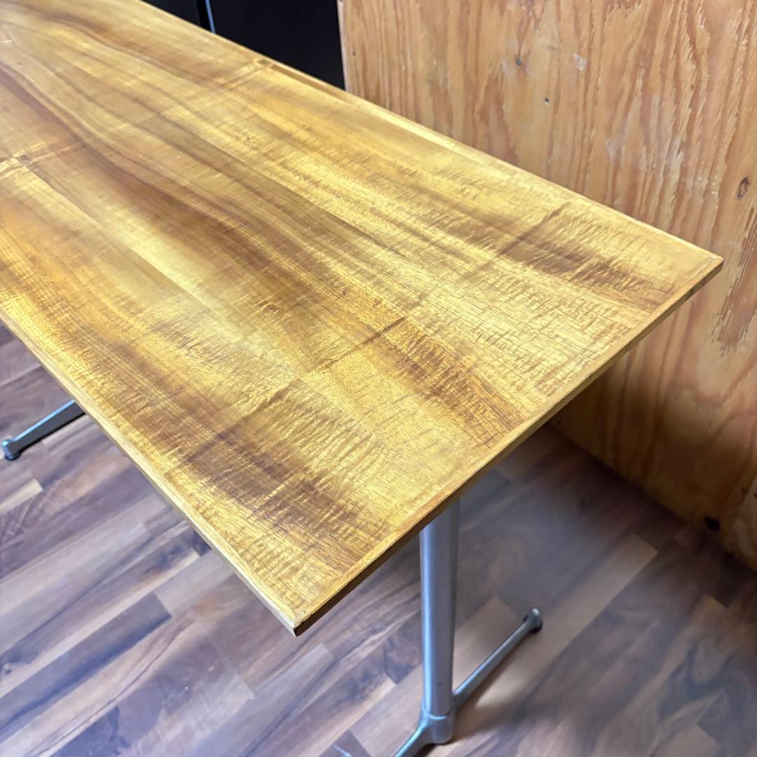 ⑤ 希少　ハワイアンコア材　テーブル　カフェ　などにも