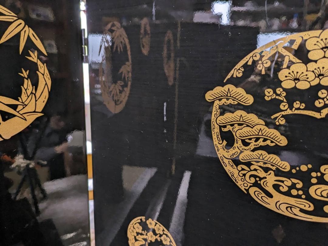 五月人形　兜　兜飾り　廣柴作　向竜彫金之兜　黒小礼正絹糸威