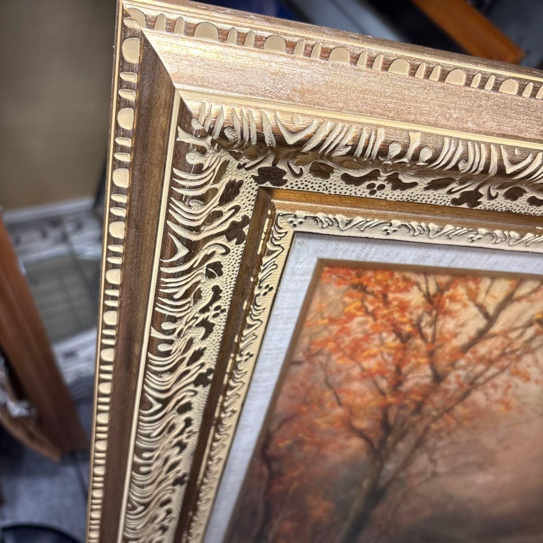 絵画　額縁　複製画　ガラス　F10