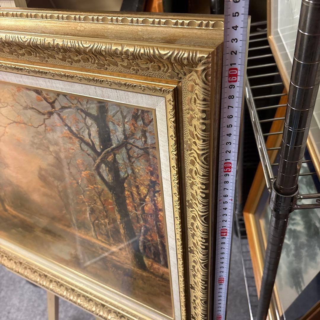 絵画　額縁　複製画　ガラス　F10