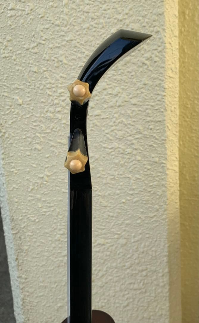 画像追加＆価格大幅調整！！昭和中期頃八重山黒木真壁型三線　古典音楽師範様より