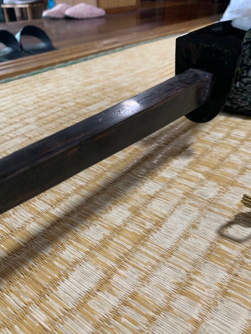 画像追加＆価格大幅調整！！昭和中期頃八重山黒木真壁型三線　古典音楽師範様より