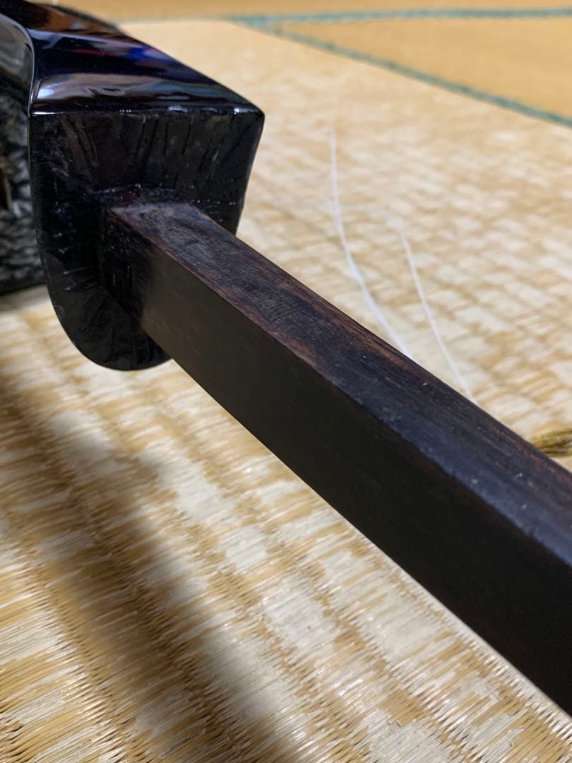 画像追加＆価格大幅調整！！昭和中期頃八重山黒木真壁型三線　古典音楽師範様より