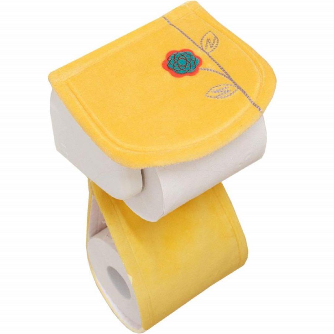 トイレマット 北欧 新品 4点セット 金運の イエロー 洗浄暖房型