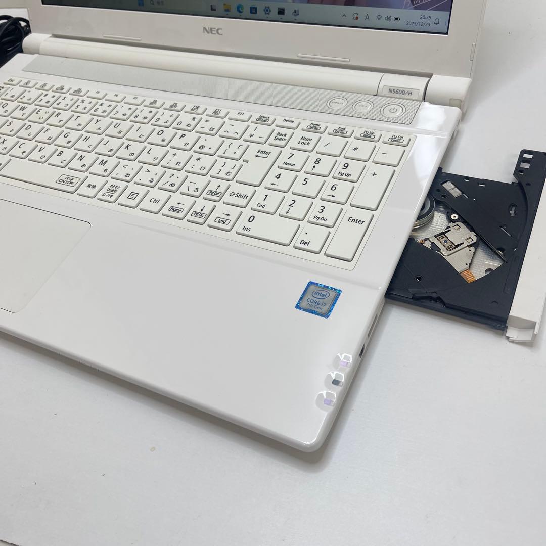 Windowsノート本体 #660 NEC LAVIE NS600/H i7-7500U 8GB 256G