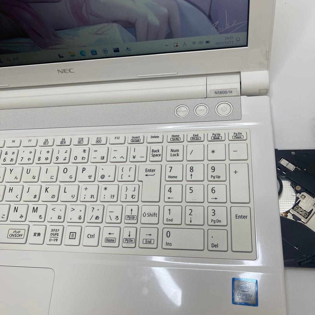 Windowsノート本体 #660 NEC LAVIE NS600/H i7-7500U 8GB 256G