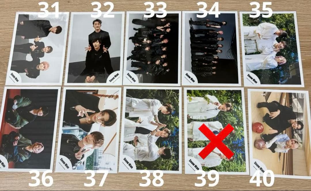  Man 公式写真 集合⑶