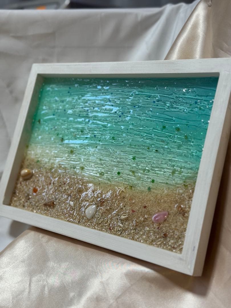 さざなみアート　A4サイズ(縦:約21cm×横:約29.5cm)