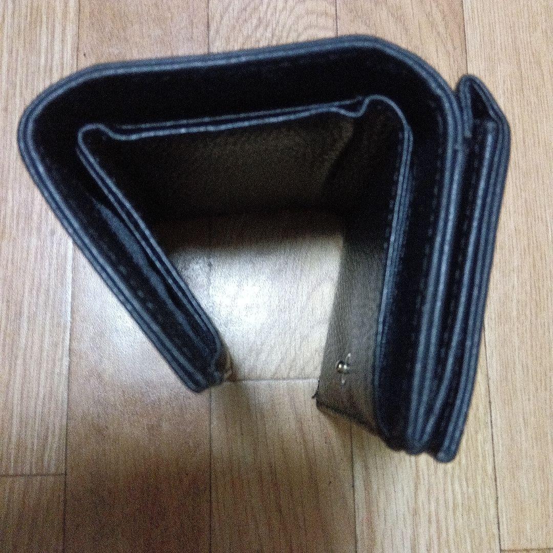 オマケ付き 矢沢永吉 E.YAZAWAロゴ 黒 折りたたみコンパクト ウォレット