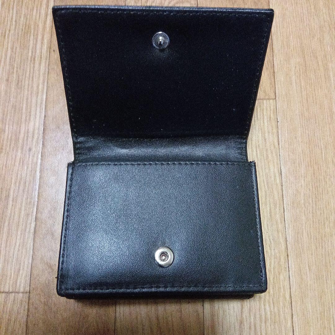 オマケ付き 矢沢永吉 E.YAZAWAロゴ 黒 折りたたみコンパクト ウォレット