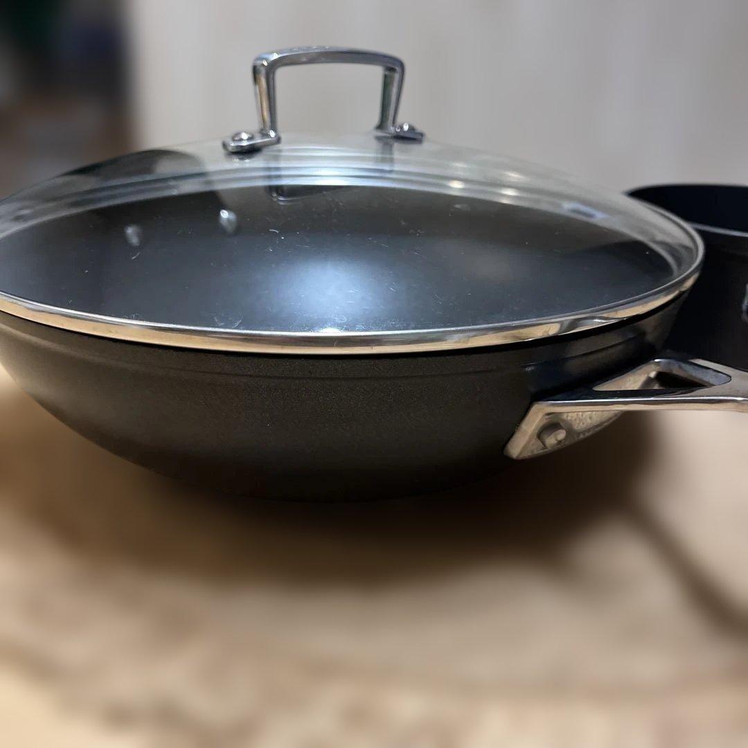 専用です！ル・クルーゼ深型フライパン蓋付き・片手鍋セット