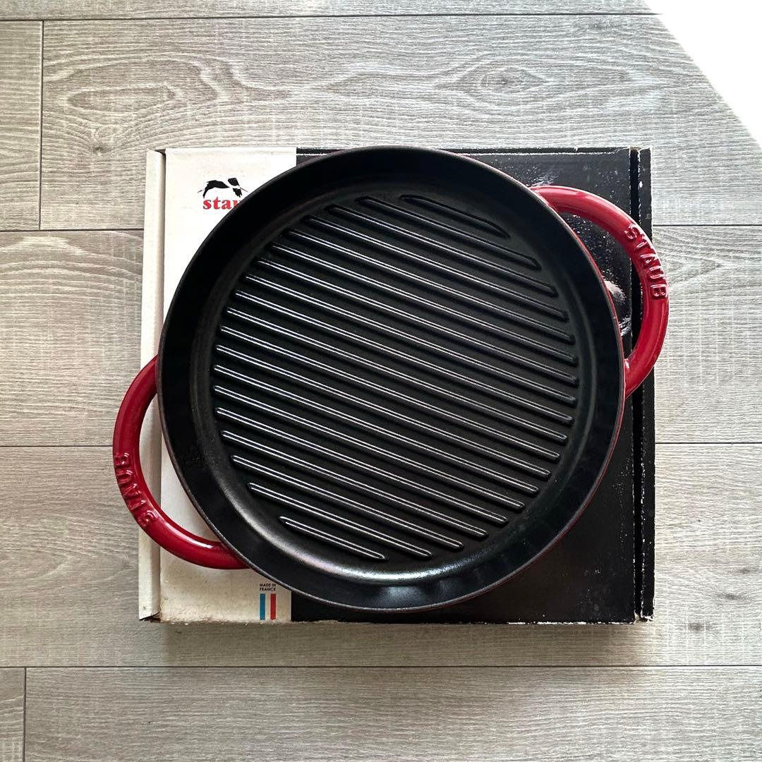 ストウブ　ピュアグリル　チェリー　26cm