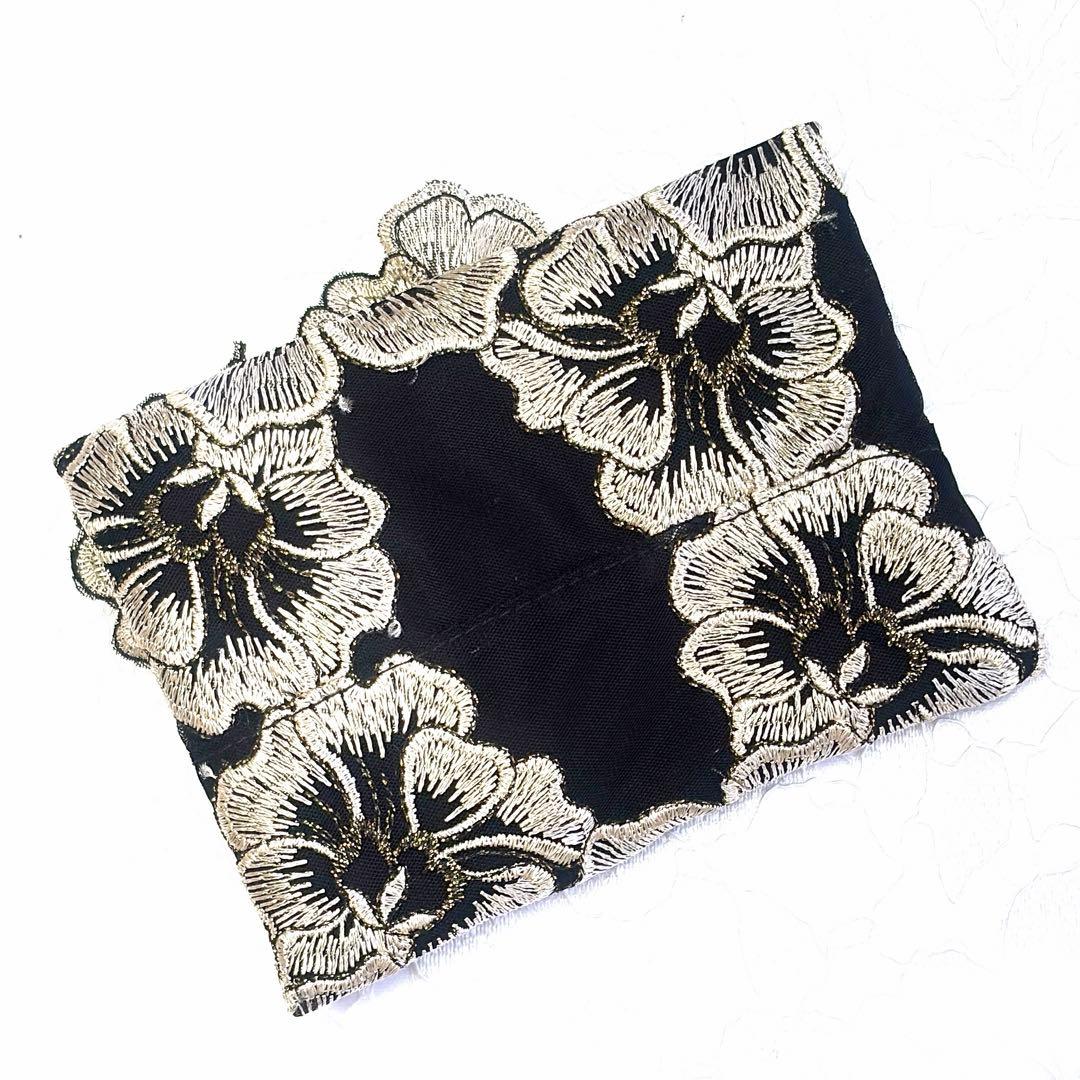 ポケットティッシュカバー 花花 ハンドメイド