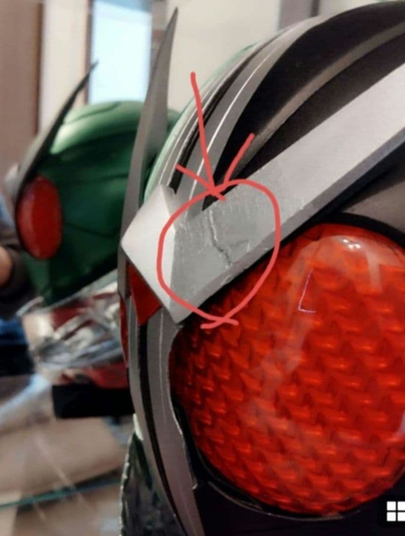 仮面ライダーW ダブル 1/1 マスク