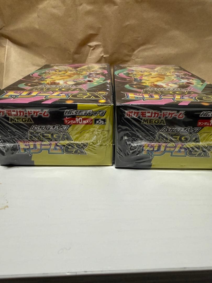 ポケモンカードゲーム MEGA EX 2BOX シュリンク付き