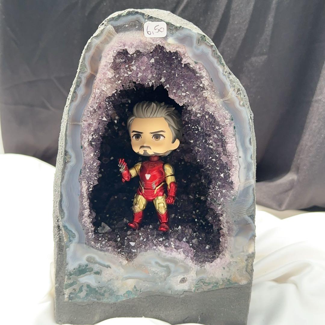 天然石ブラジル産 天然アメジストジオード｜紫水晶晶洞｜開運・浄化・高品質ドーム