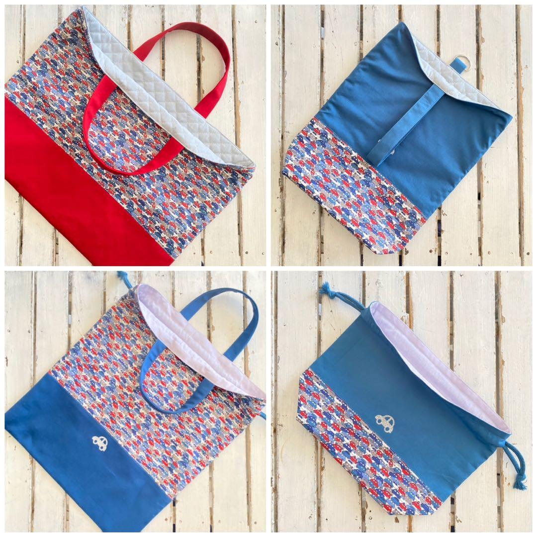 Saya様☆リバティカーズ×車ワッペンレッスンバッグ他確認ページ