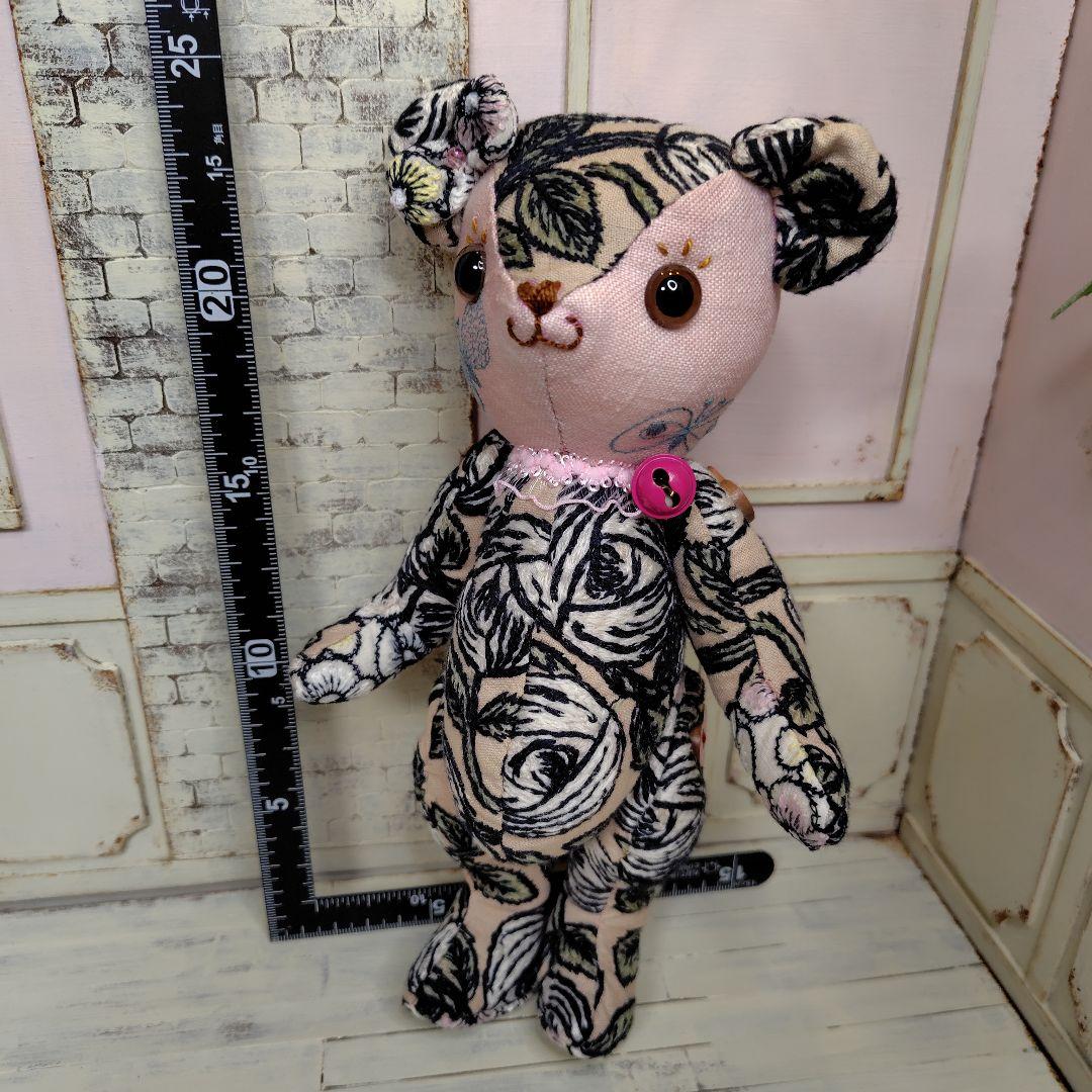 ミナペルホネン＊ハンドメイド＊ぬいぐるみ＊テディベア＊65
