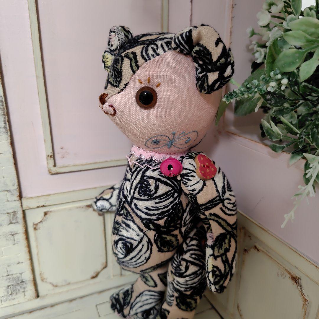 ミナペルホネン＊ハンドメイド＊ぬいぐるみ＊テディベア＊65