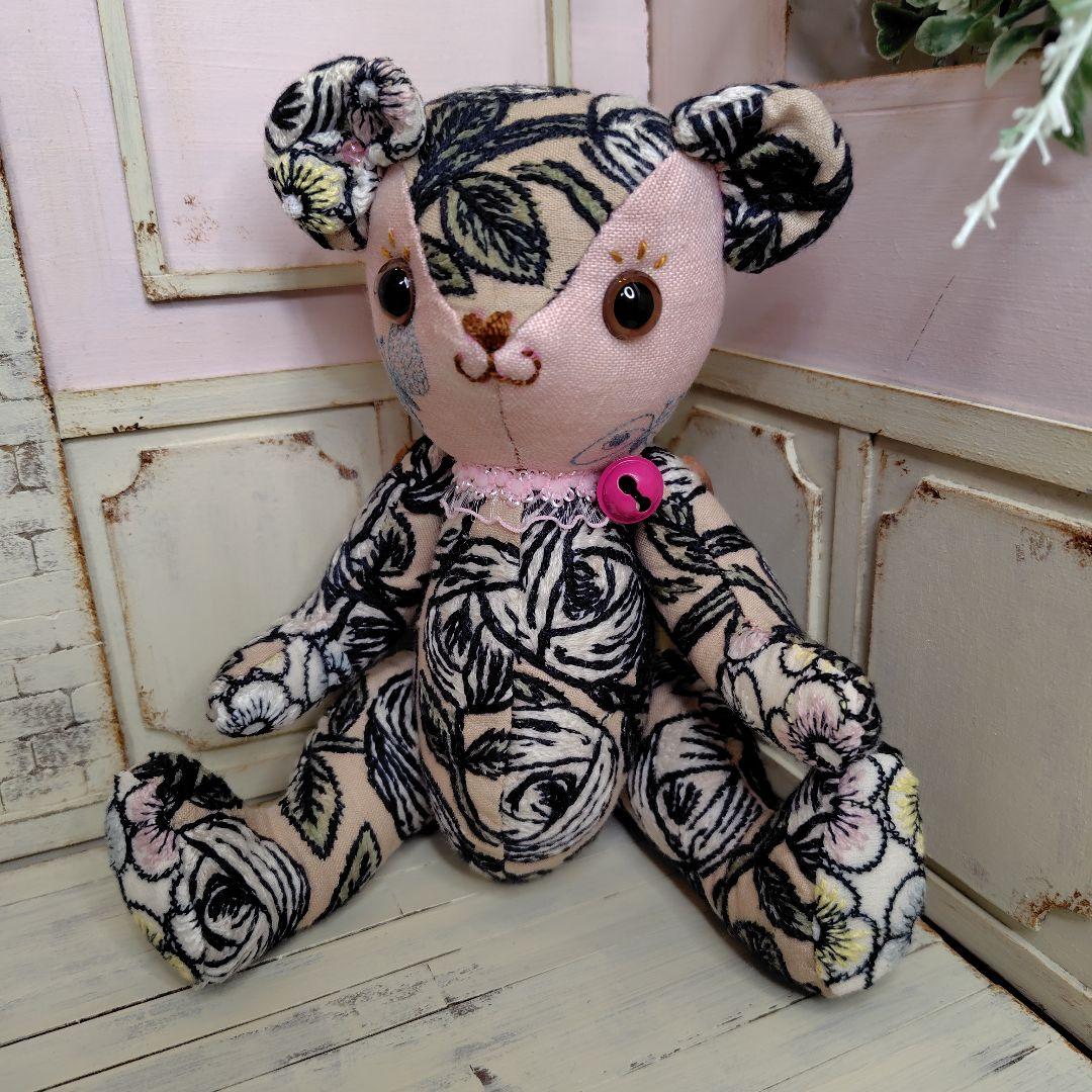 ミナペルホネン＊ハンドメイド＊ぬいぐるみ＊テディベア＊65