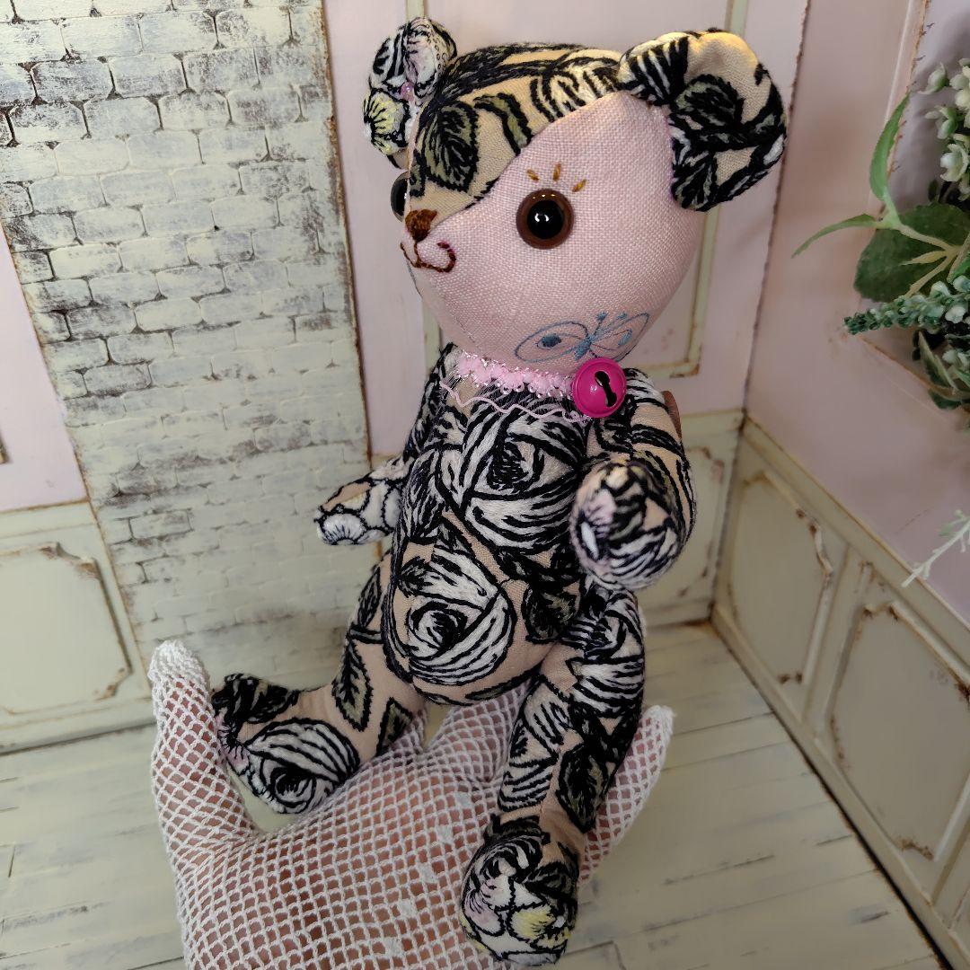 ミナペルホネン＊ハンドメイド＊ぬいぐるみ＊テディベア＊65
