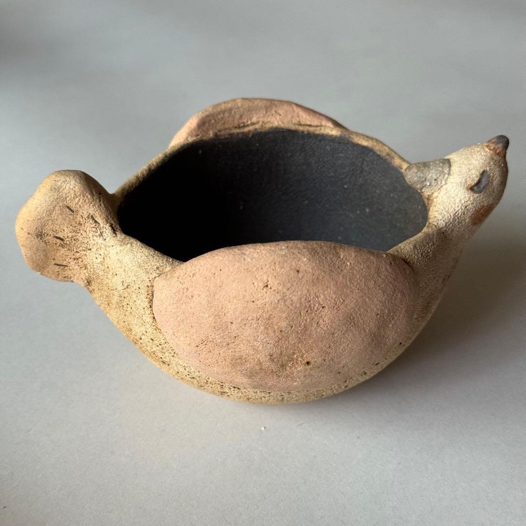 ◆長田恵 トリのうつわ／ピンク◆