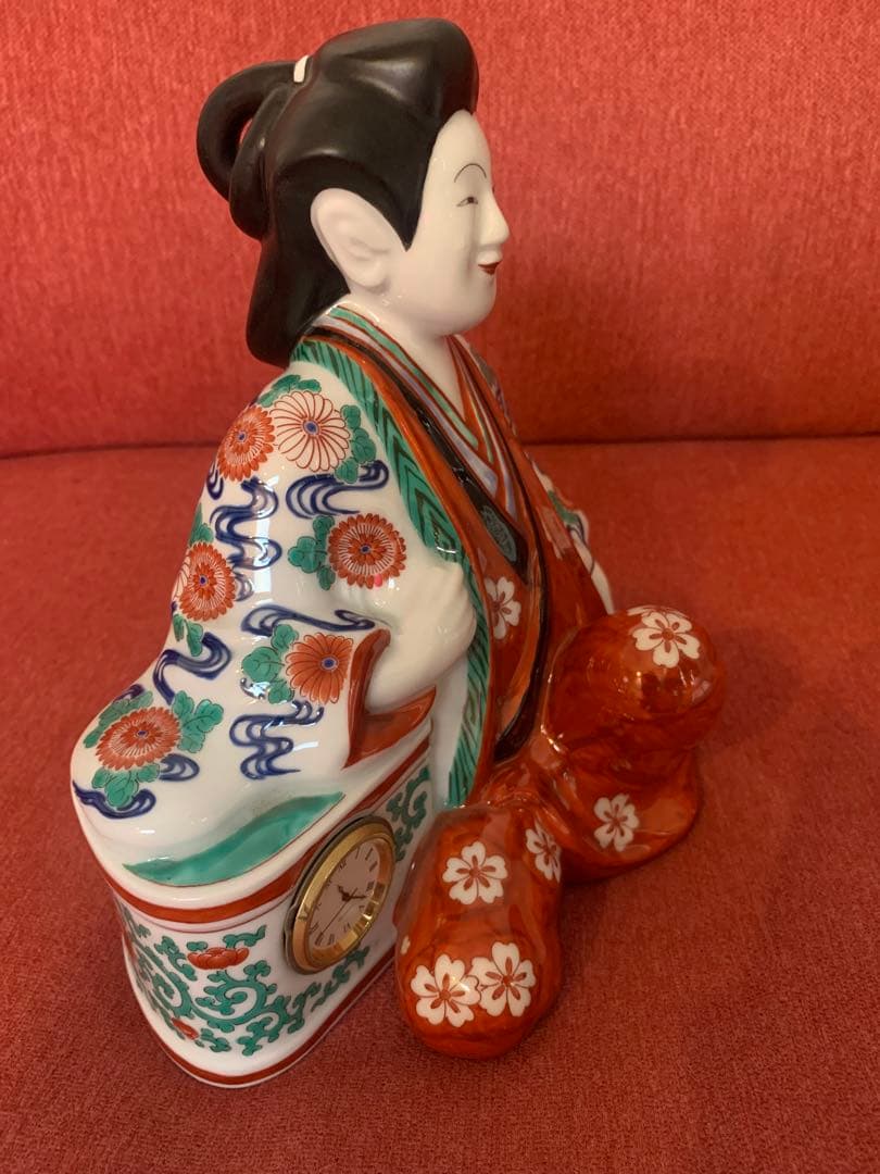 伊万里　人形　林九郎　置物　和物