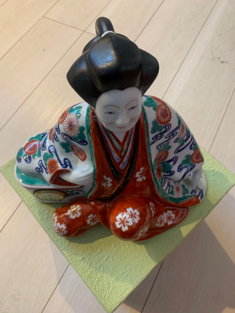 伊万里　人形　林九郎　置物　和物