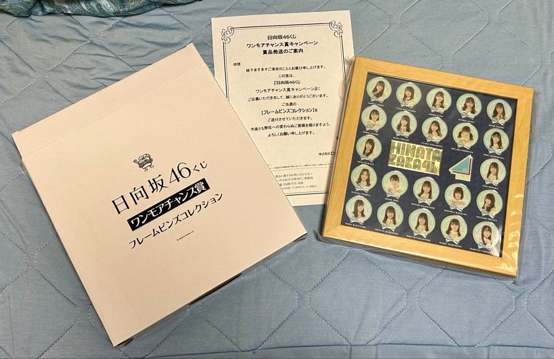 【限定100点】日向坂46くじ ワンモアチャンス賞フレームピンズコレクション