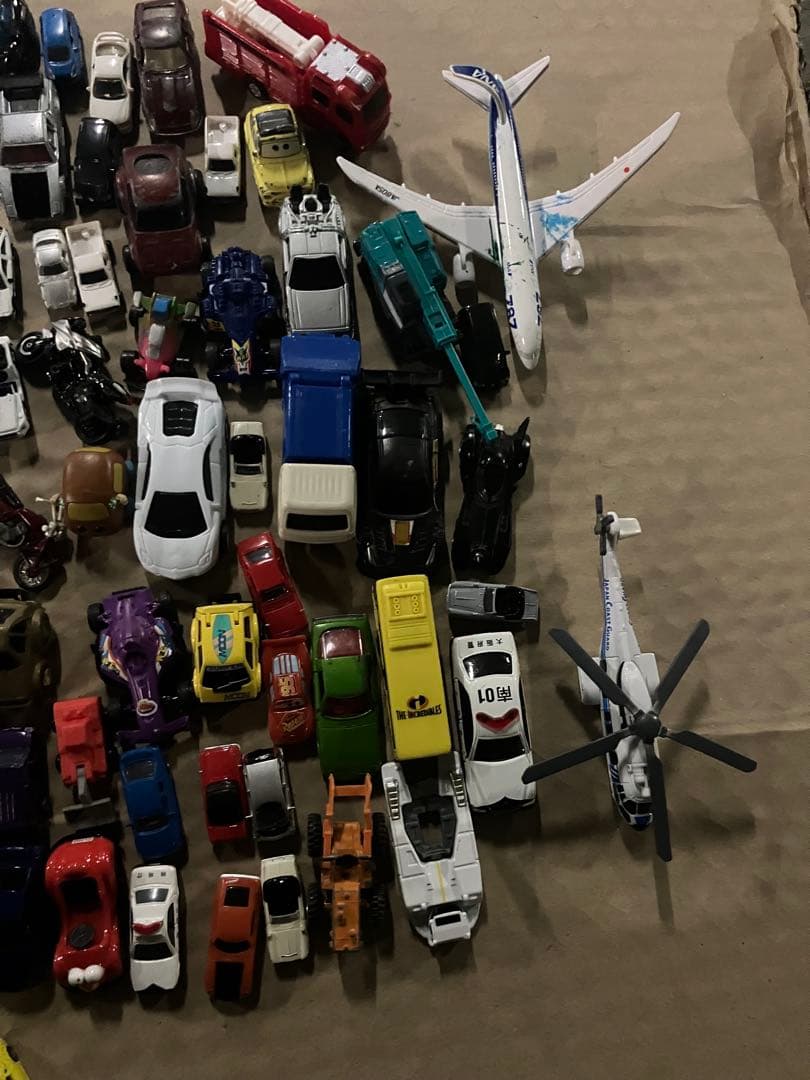ミニカー、乗り物系、大量セット、ジャンク