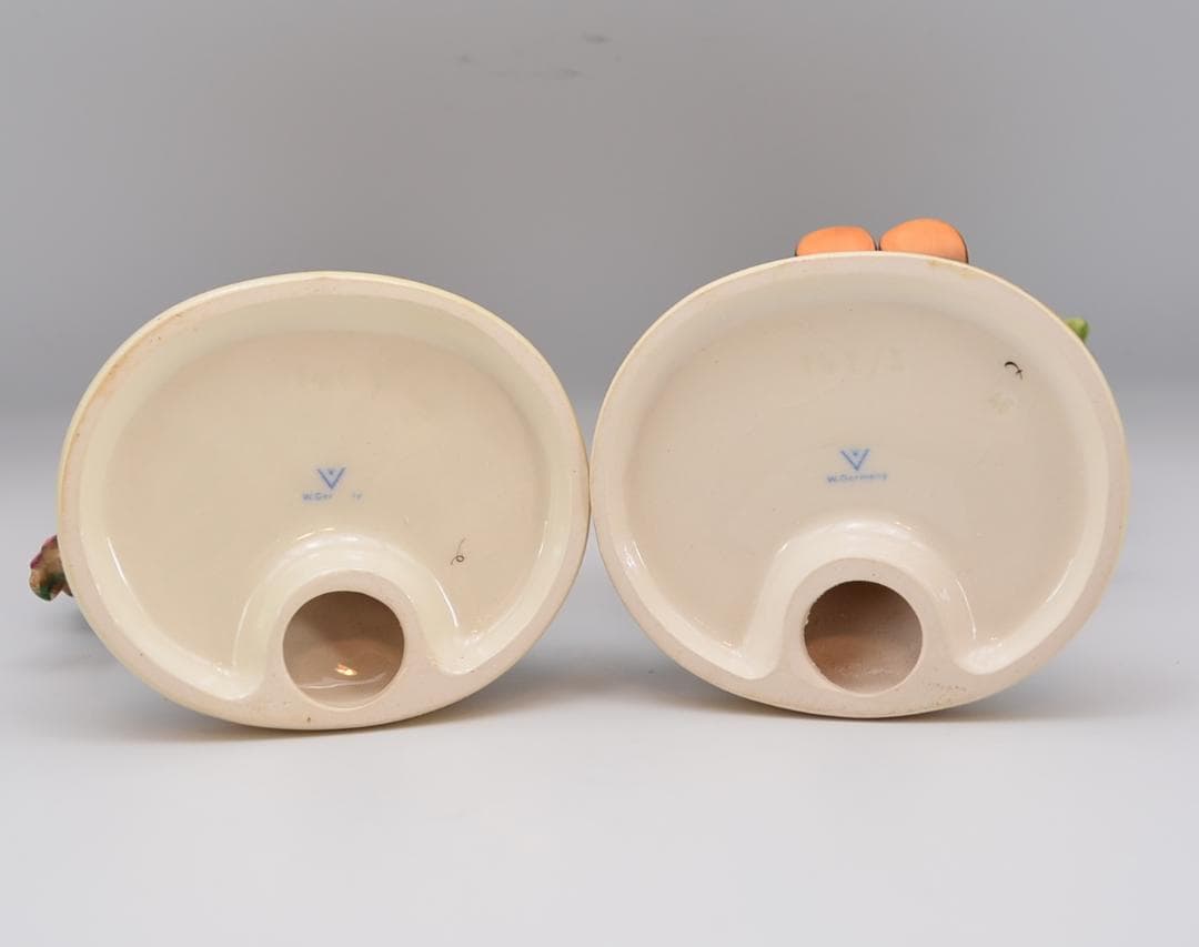 りんごの木の少年／少女　２体セット　★フンメル　ドイツゲーベル　ヴィンテージ