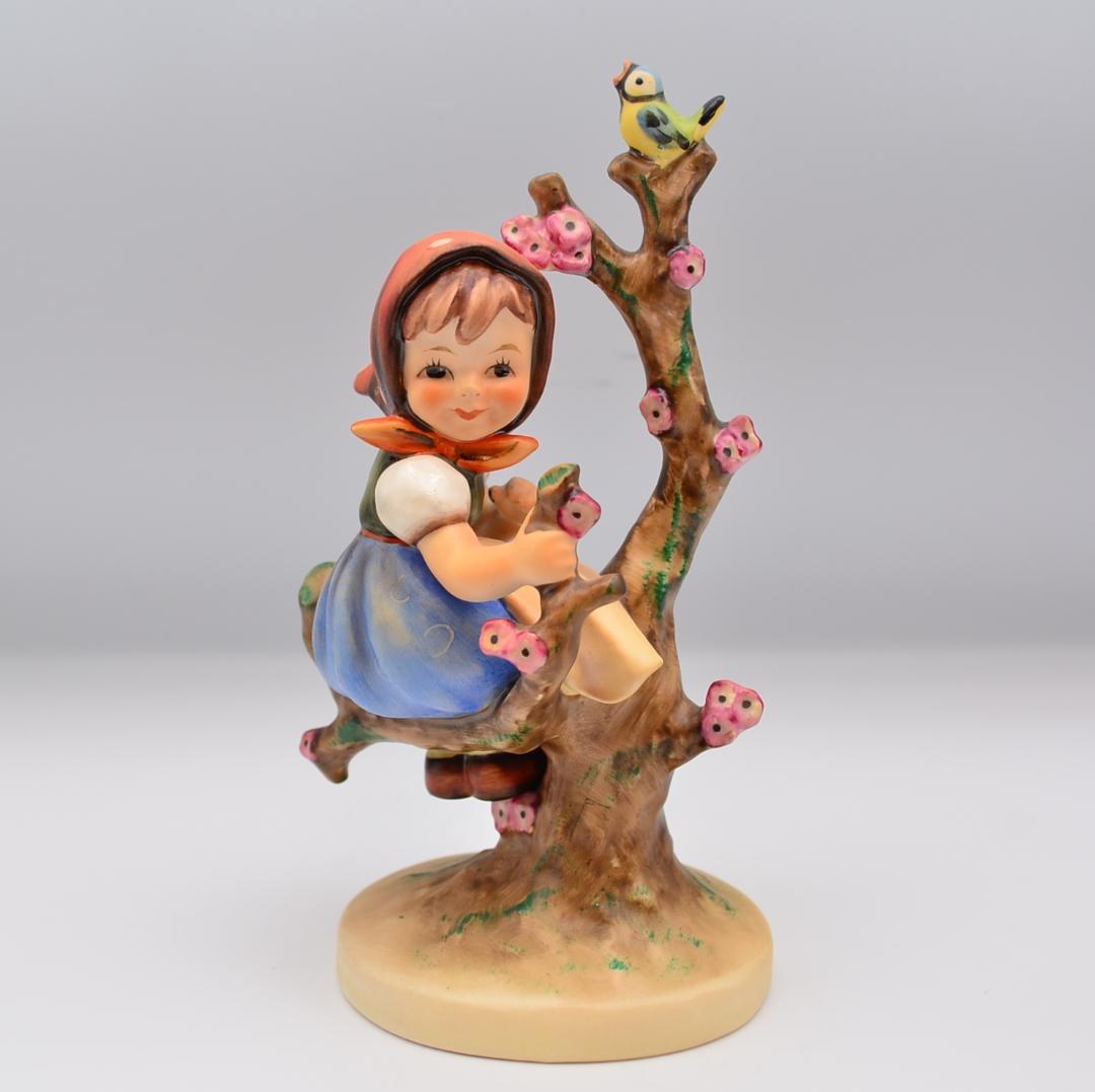 りんごの木の少年／少女　２体セット　★フンメル　ドイツゲーベル　ヴィンテージ