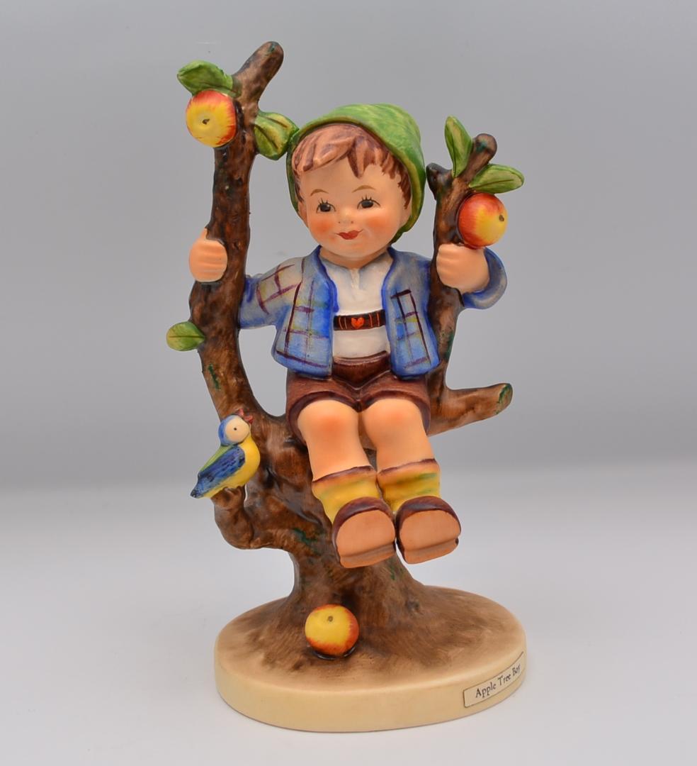 りんごの木の少年／少女　２体セット　★フンメル　ドイツゲーベル　ヴィンテージ