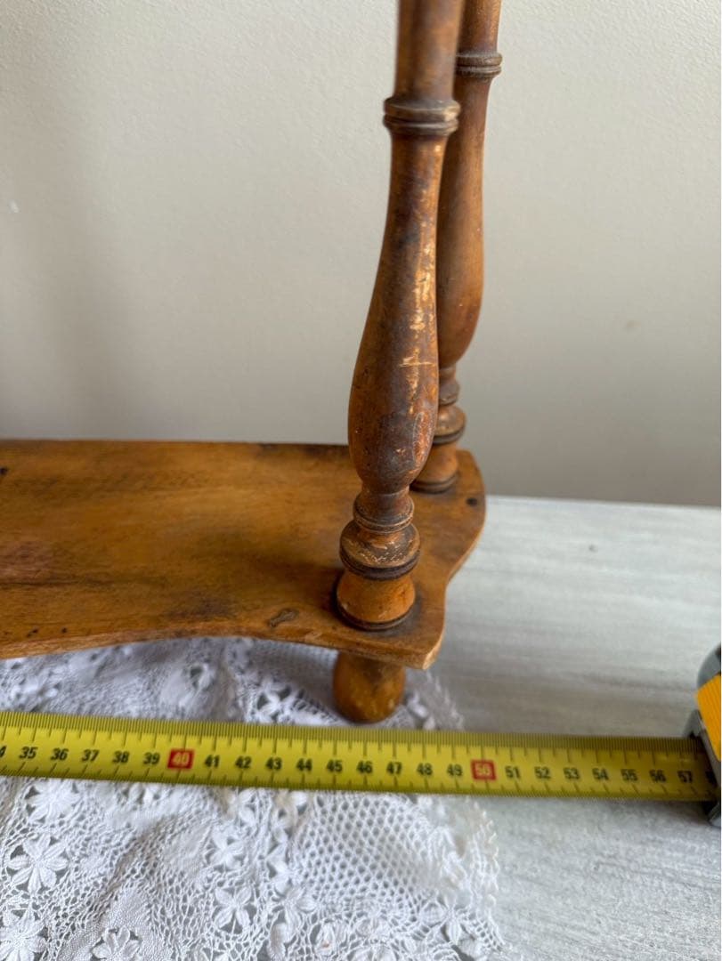 【き46】25 フランスアンティーク　ナポレオンシェルフ　蚤の市