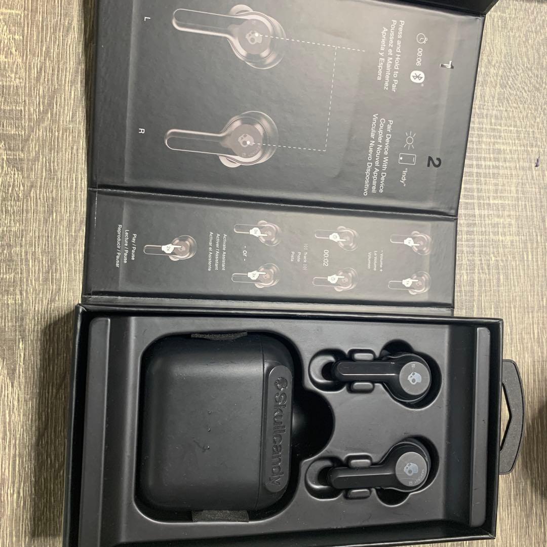 SKULLCANDY INDY BLACK Bluetoothイヤホン